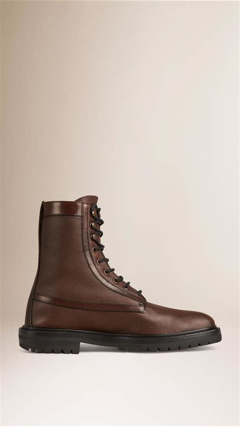 burberry hand painted boots|burberry military boots.